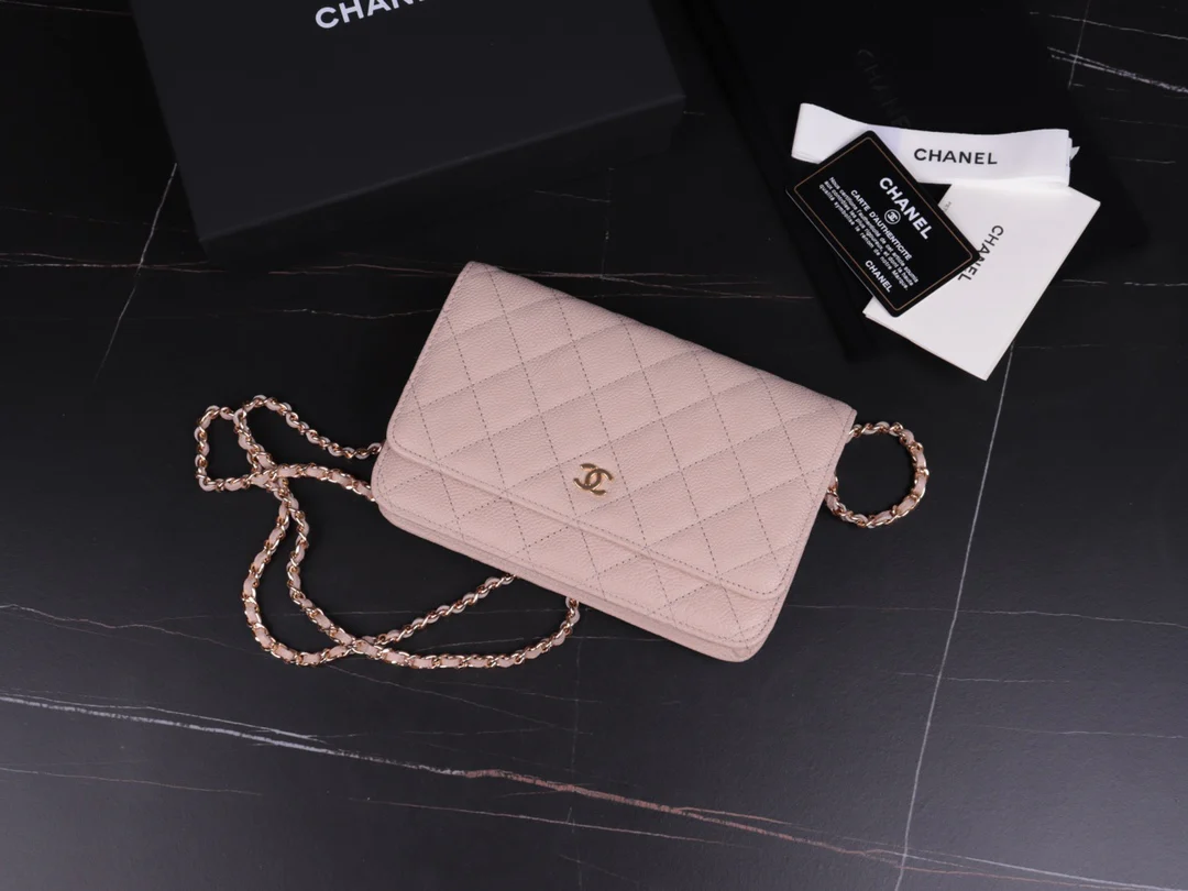 Сумка Chanel WOC - Телячья кожа - Фурнитура из бронзы