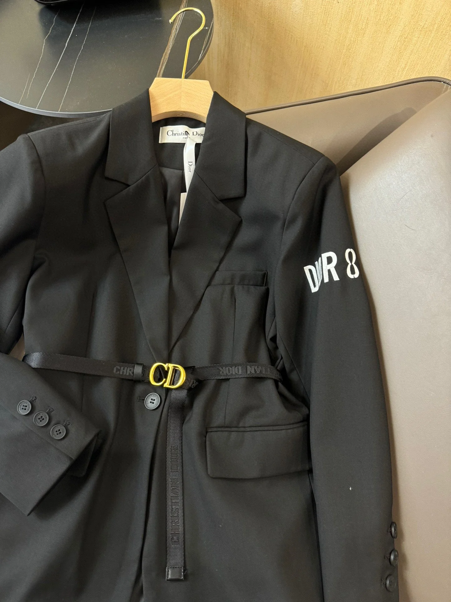 Новый пиджак Dior 2403-24ss с поясом