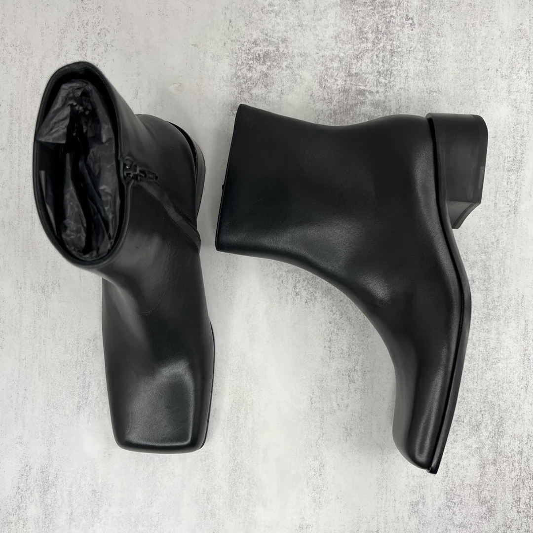 Balenciaga - Британская мода - Дерби на молнии - Полностью кожаные