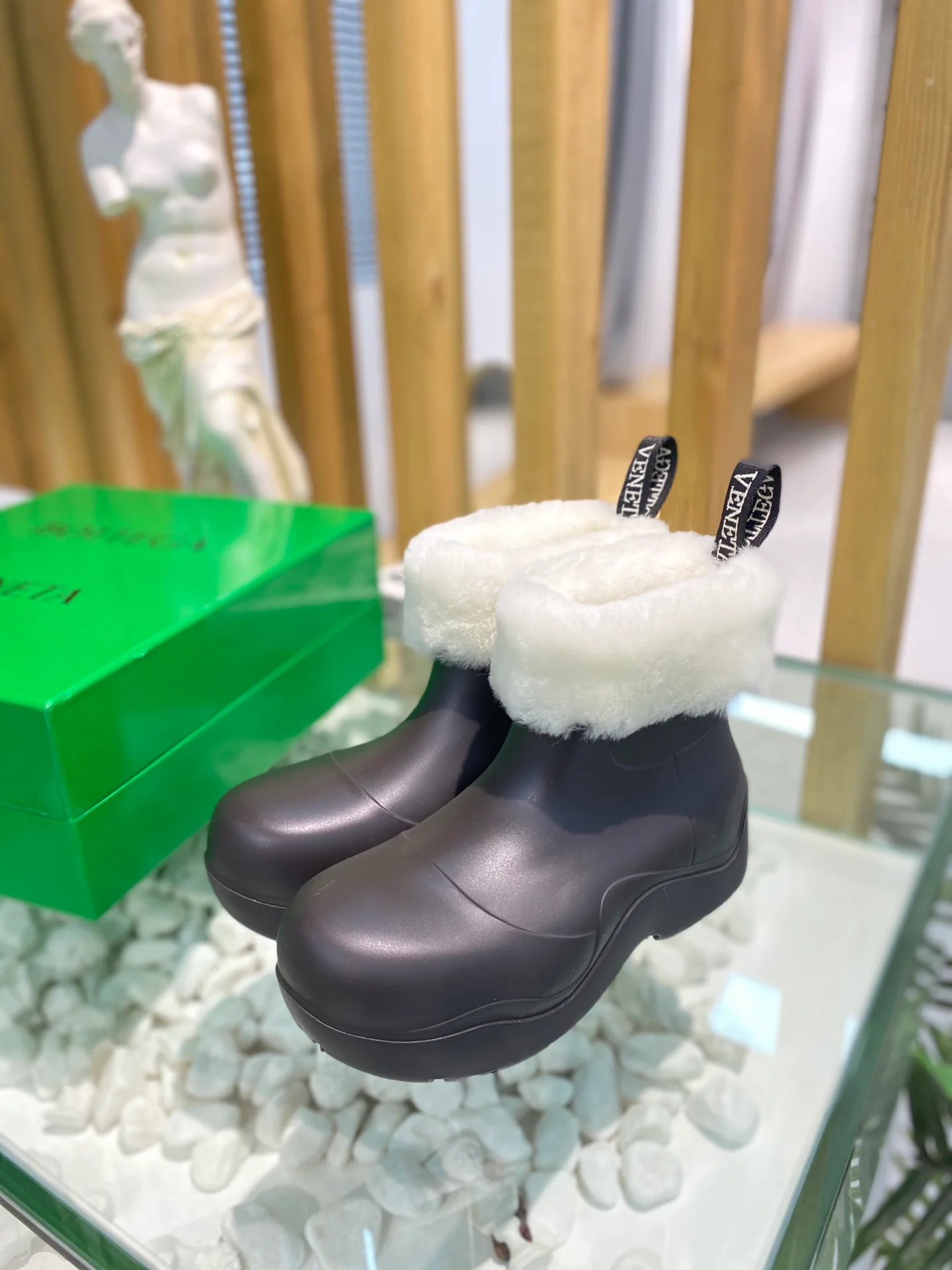 BV - Шерстяные зимние сапоги - Шоколадно-коричневые