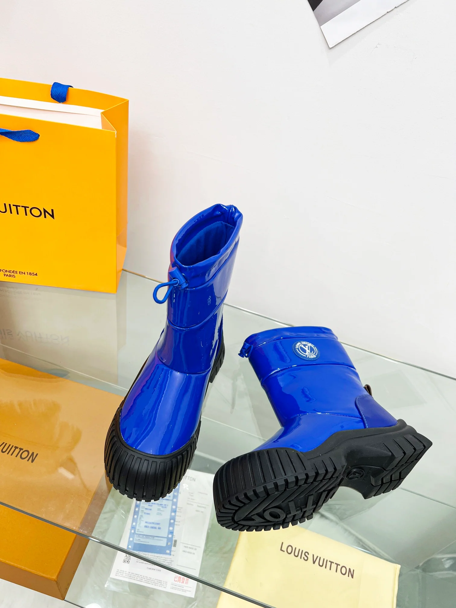 Водонепроницаемые теплые пуховые сапоги LV на толстой подошве