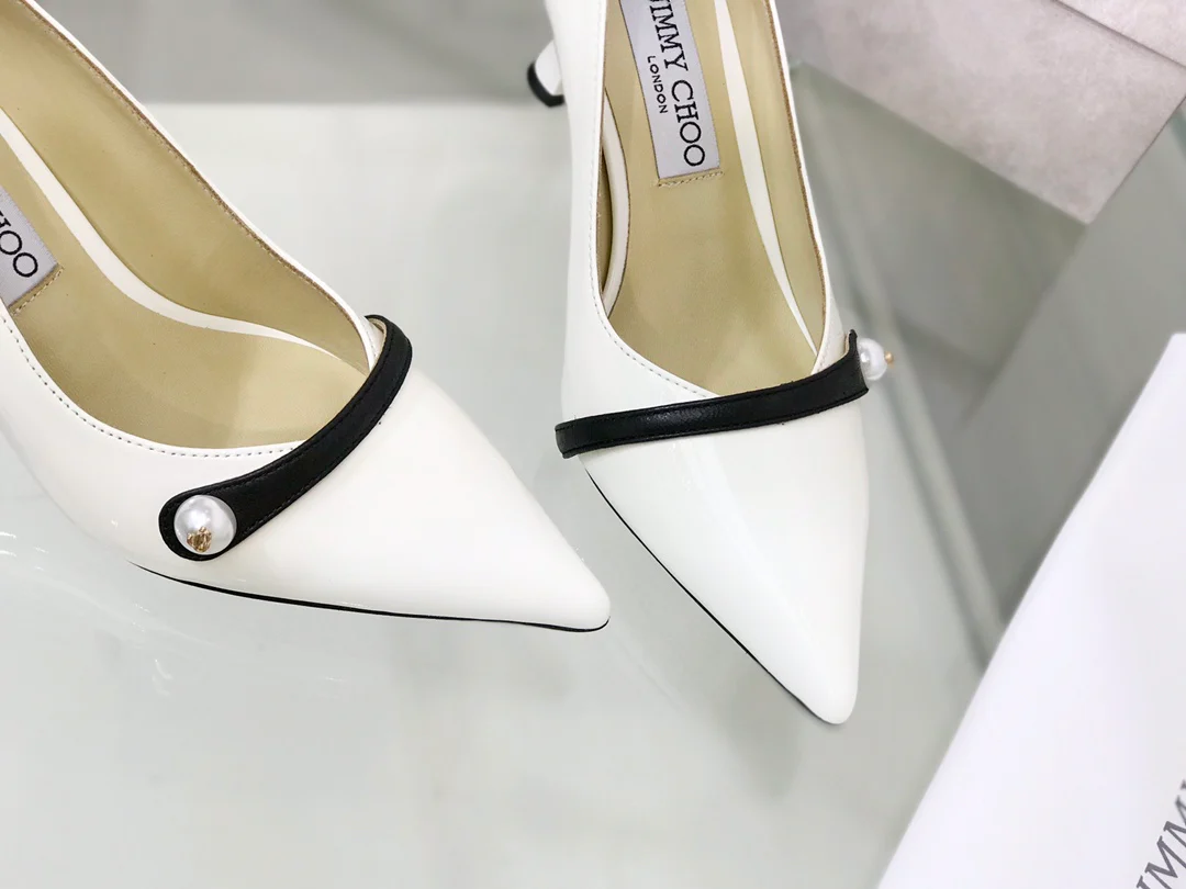 Туфли на высоком каблуке Jimmy Pearl с пряжкой и острым носком - 2 шт.