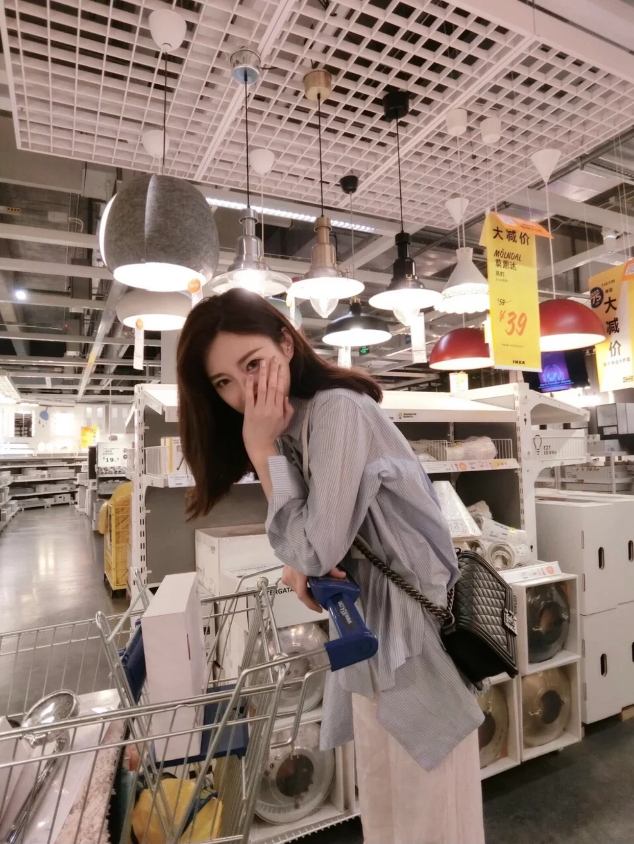 Chanel Le Boy Crystal Diamond Pattern Caviar - Medium - Black Silver