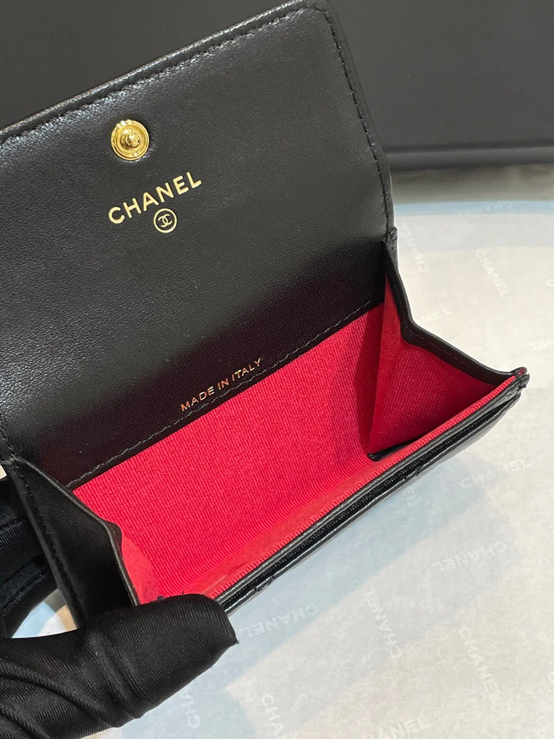 Однослойный держатель для карт Chanel 19 серии