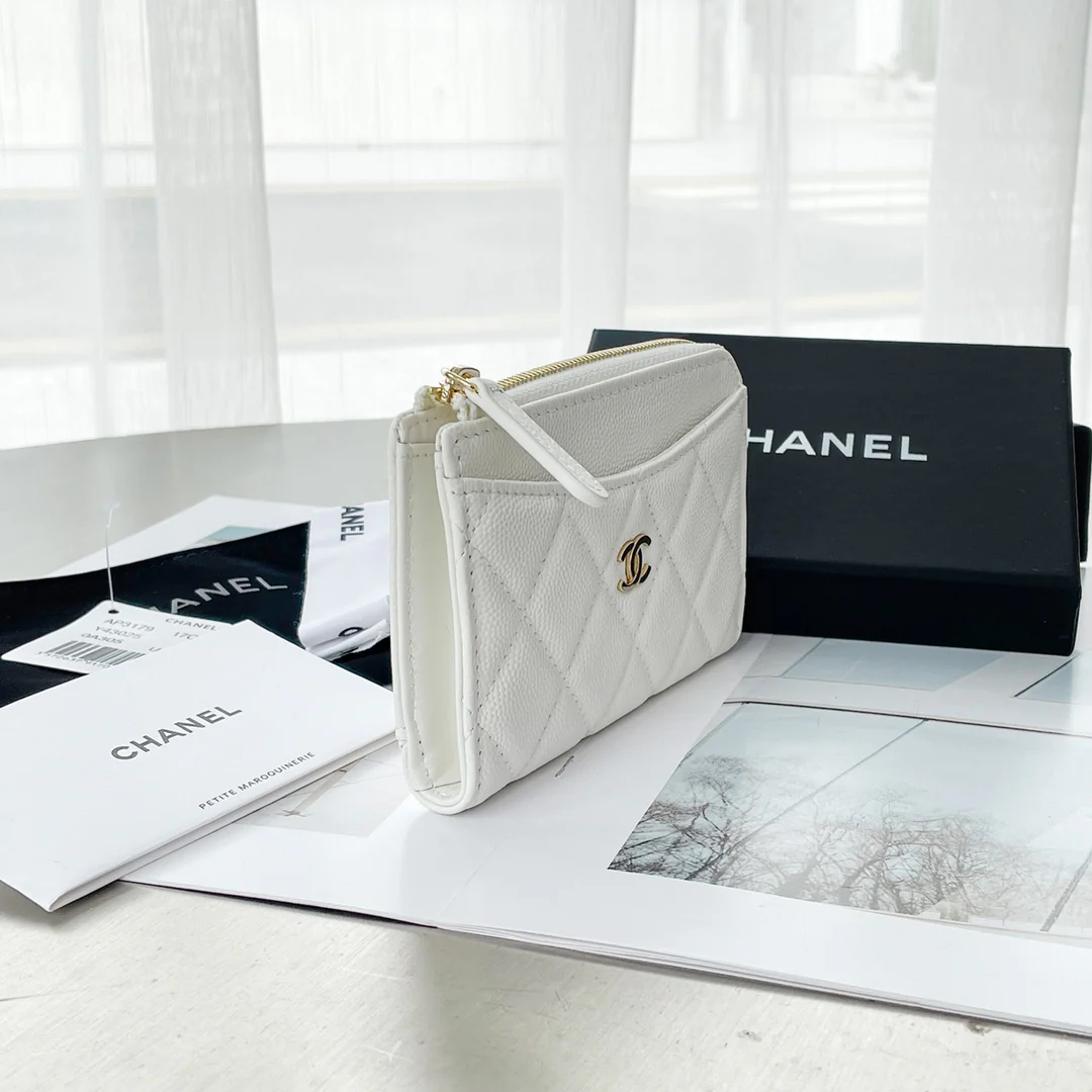 Chanel-L型五层卡片拉链钱包