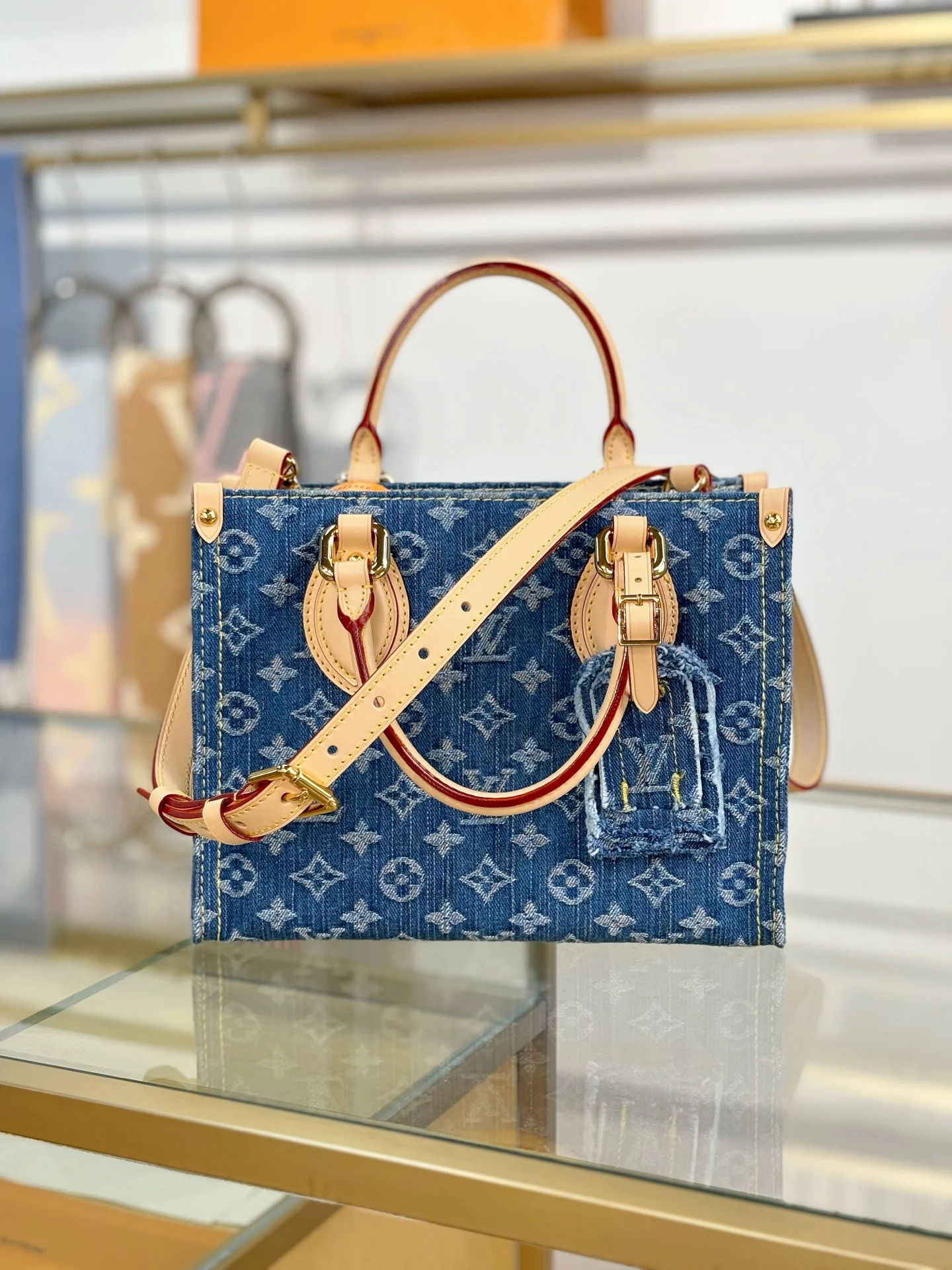LV-m14633-onthego handbag-small-denim blue