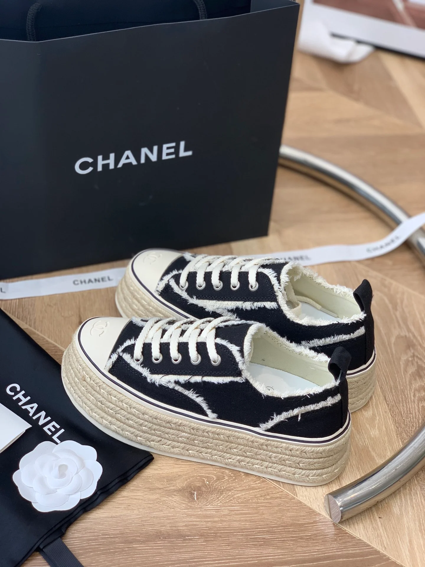 Кед на платформе Chanel - 1