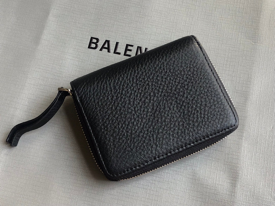 Balenciaga-两折拉链短夹