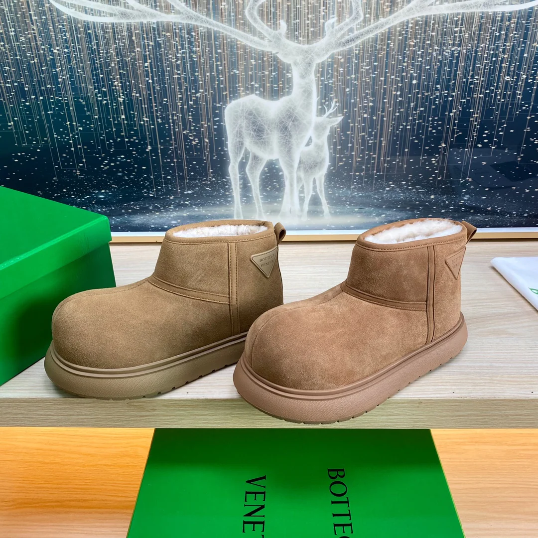 Снежные ботинки BV - светло-коричневые