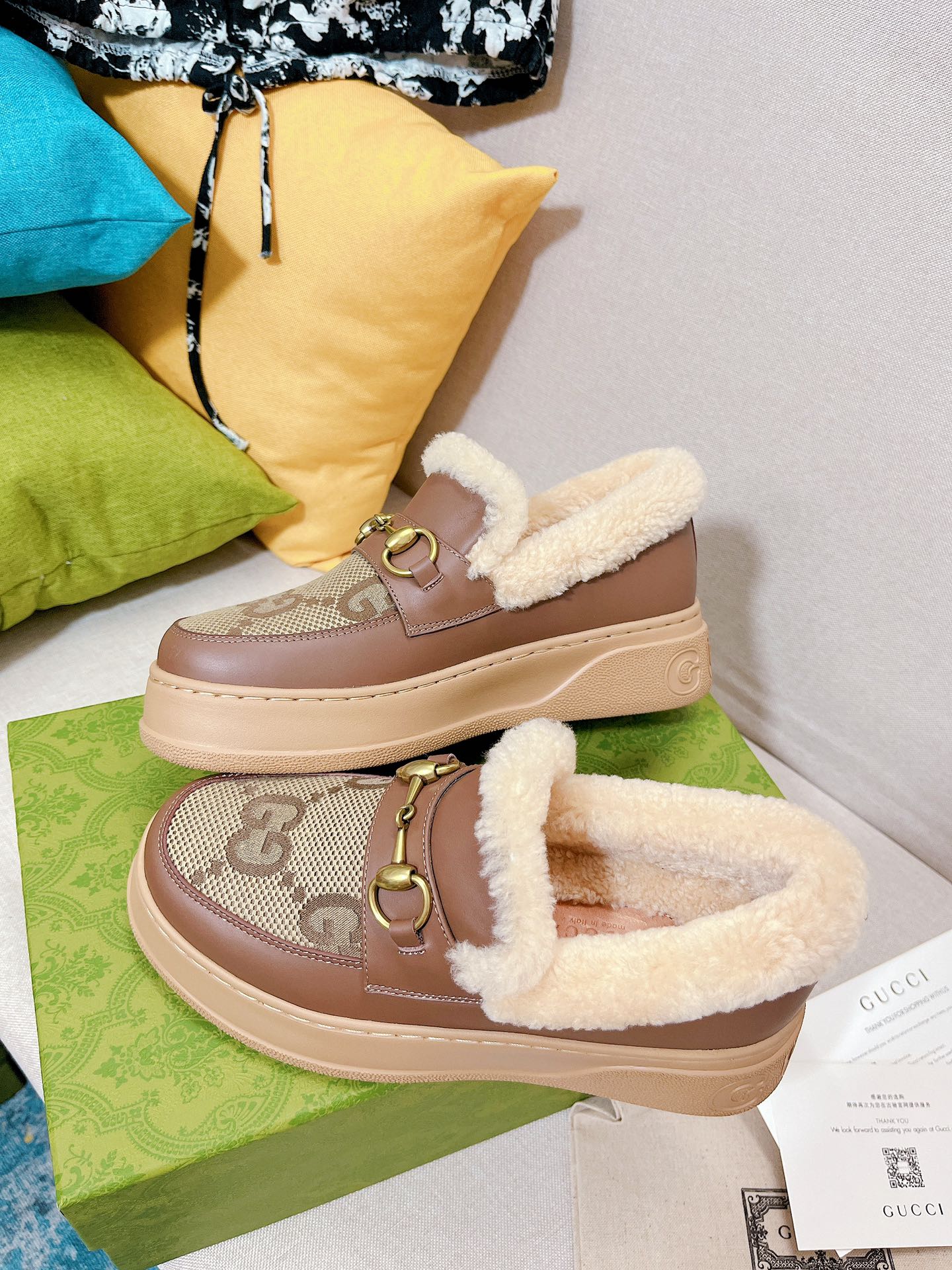 Gucci - Классические лоферы с монограммой 