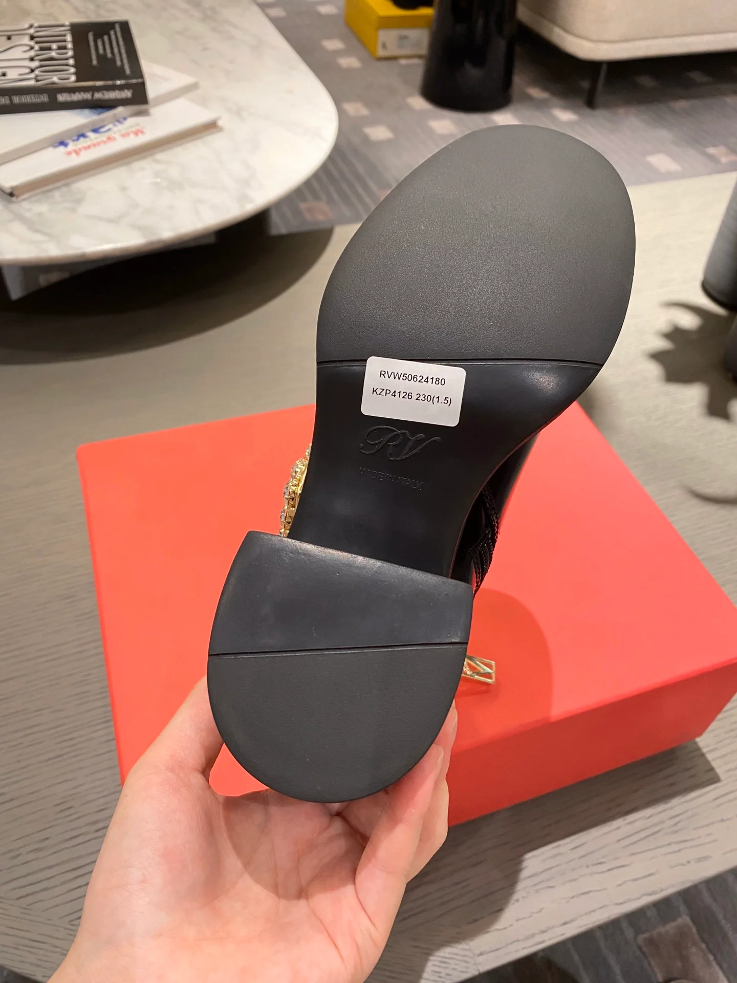 RV - Кожаные ботильоны на шнуровке с пряжкой - Черные