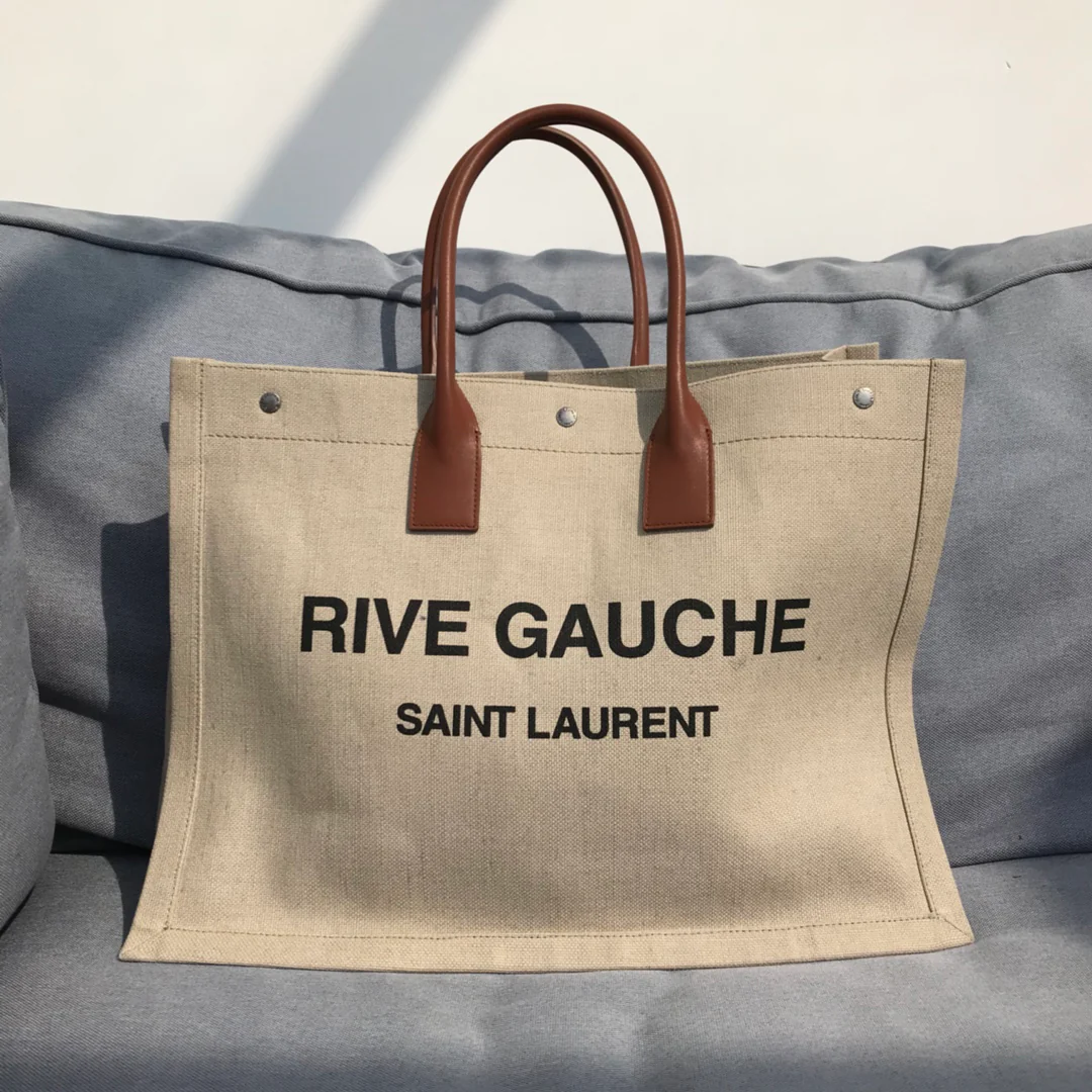 Сумка-тоут YSL Rive Gauche (коричневая)