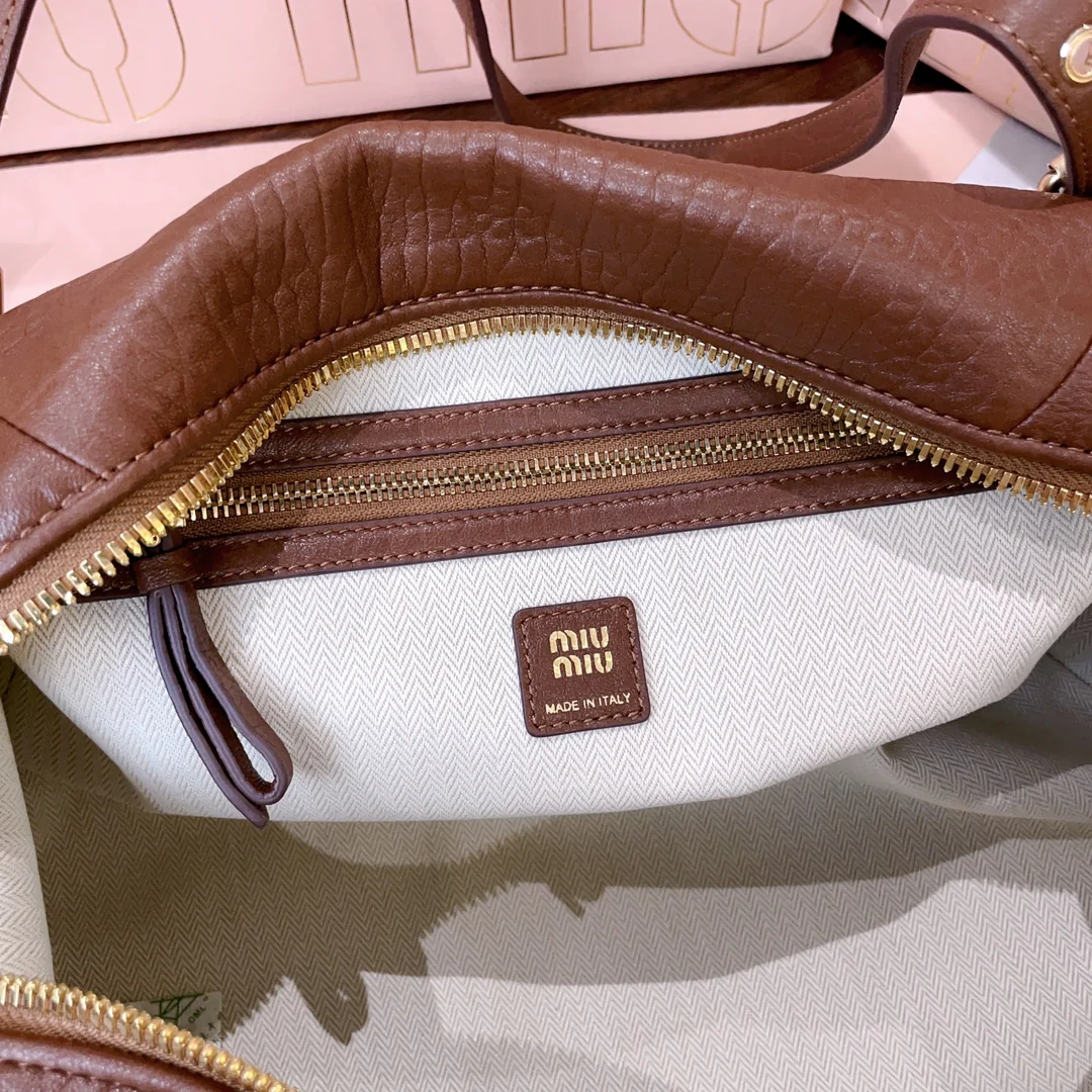 Miu Miu-5bc190-Новый круассан-коричневый