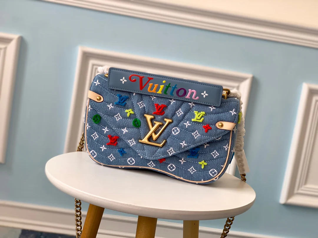 m53692-LV-2019-Весна/Лето-Новая волна Сумка-Средний-Джинсовая