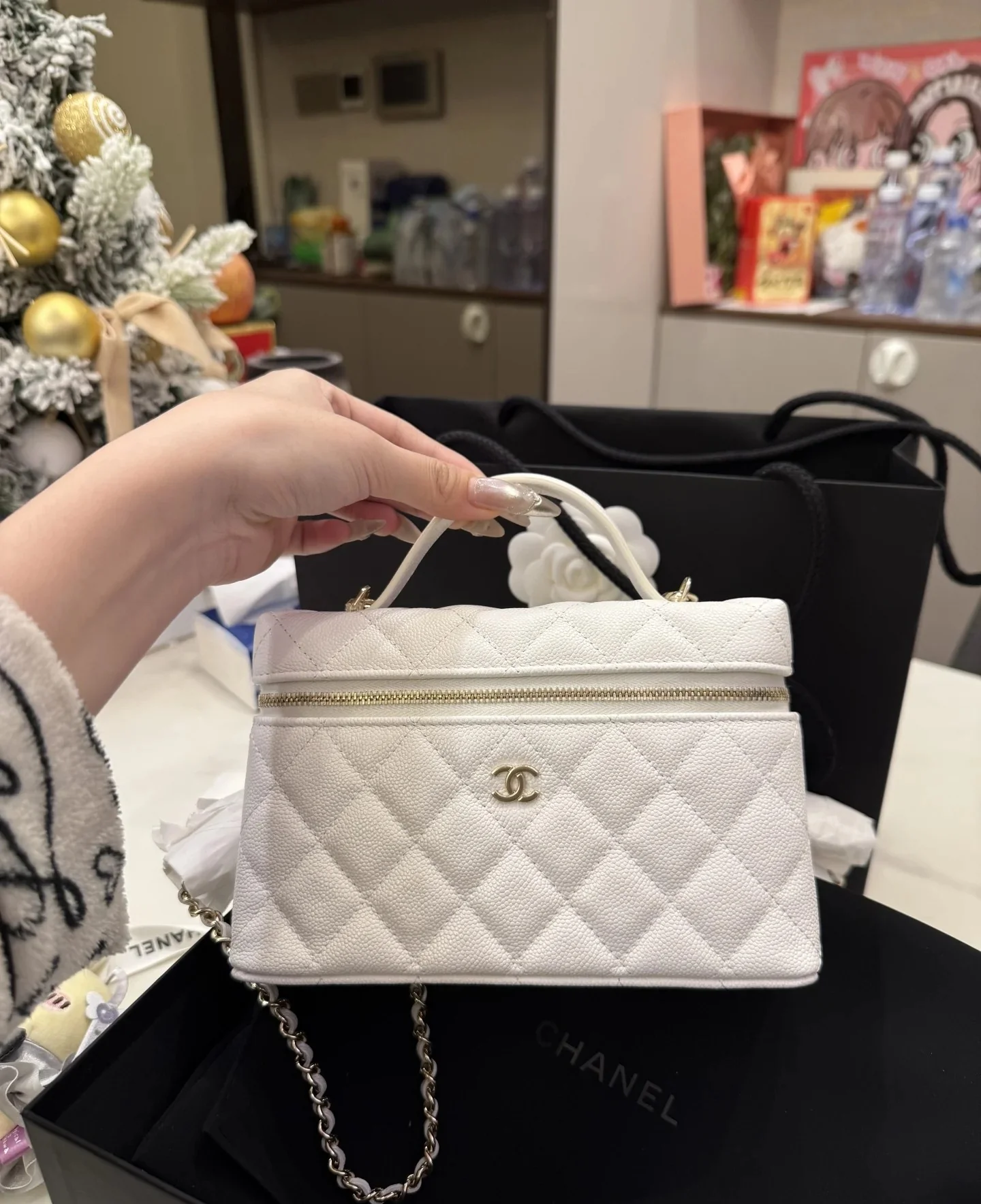 Сумка для ланча Chanel 25c-LP - белая