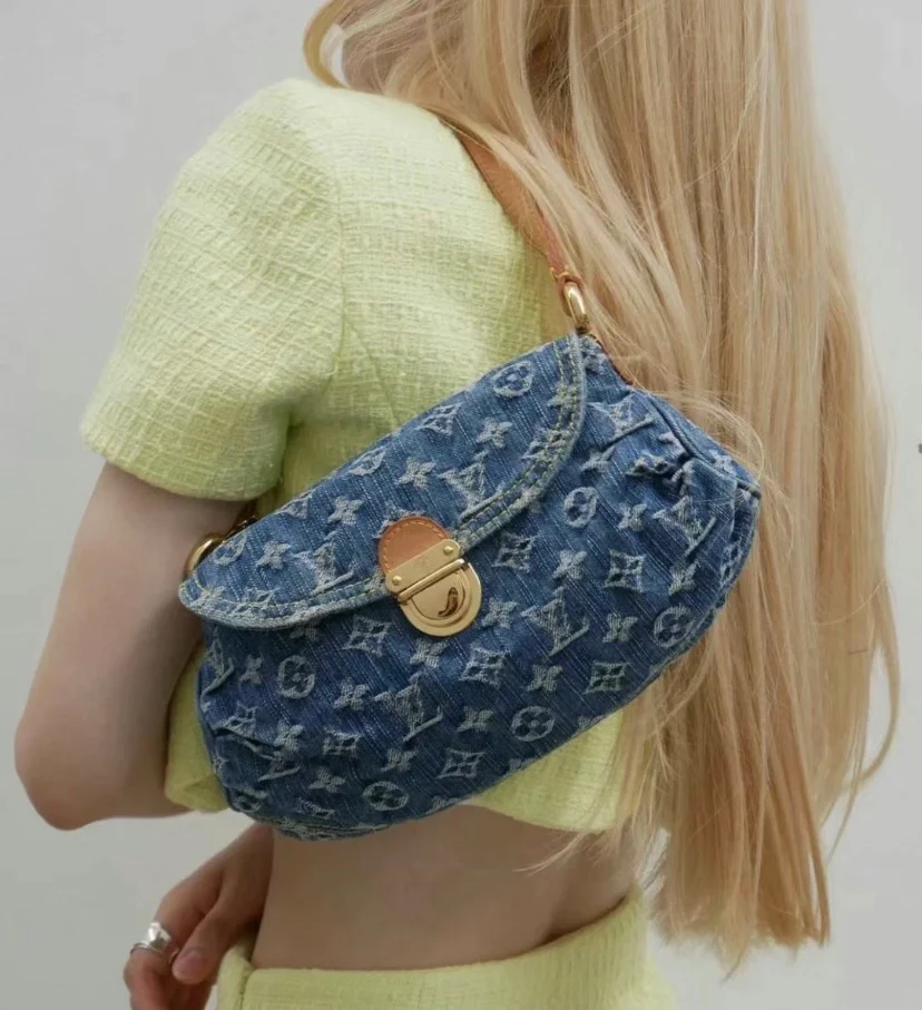 m95050-LV-mini-pretty-denim shoulder bag