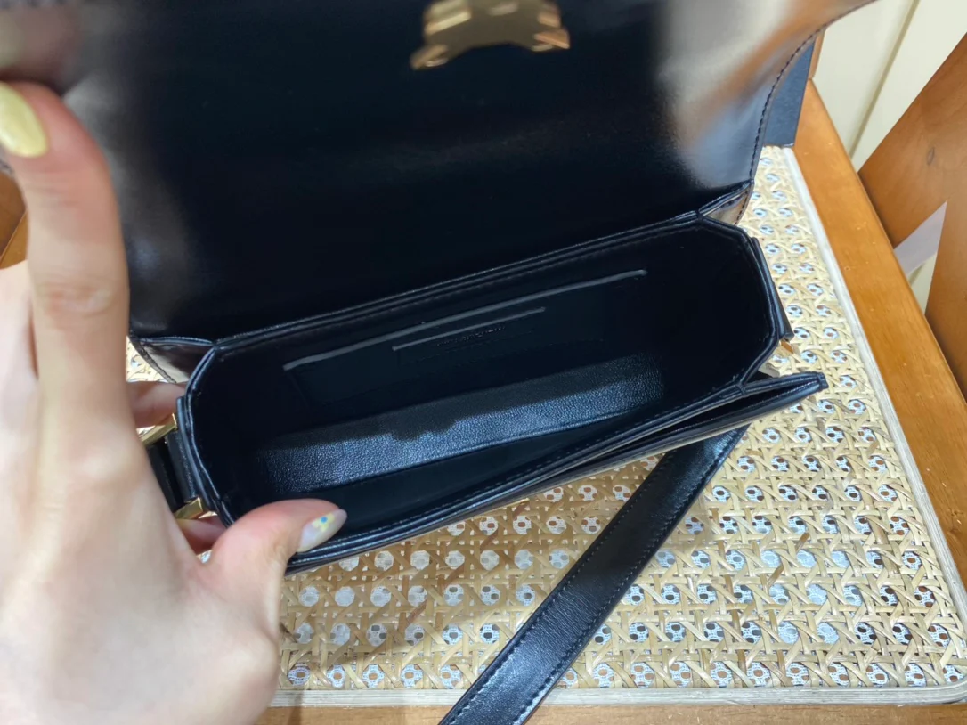 Сумка-мешок YSL Solferino Tofu Bag - бело-черная - 18 см