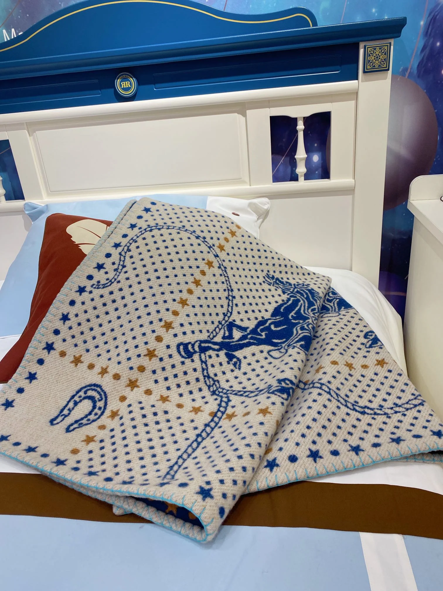 Hermes - Новое детское одеяло - 140 см x 100 см - Двустороннее (AB) - Рекомендовано на Xiaohongshu