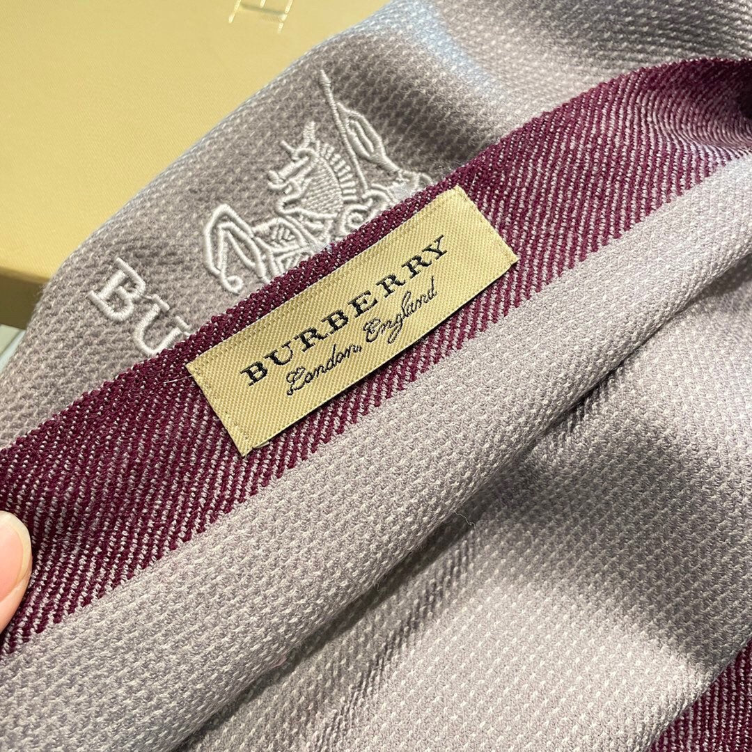 Кашемировый шарф Burberry - 45 см - 190 см