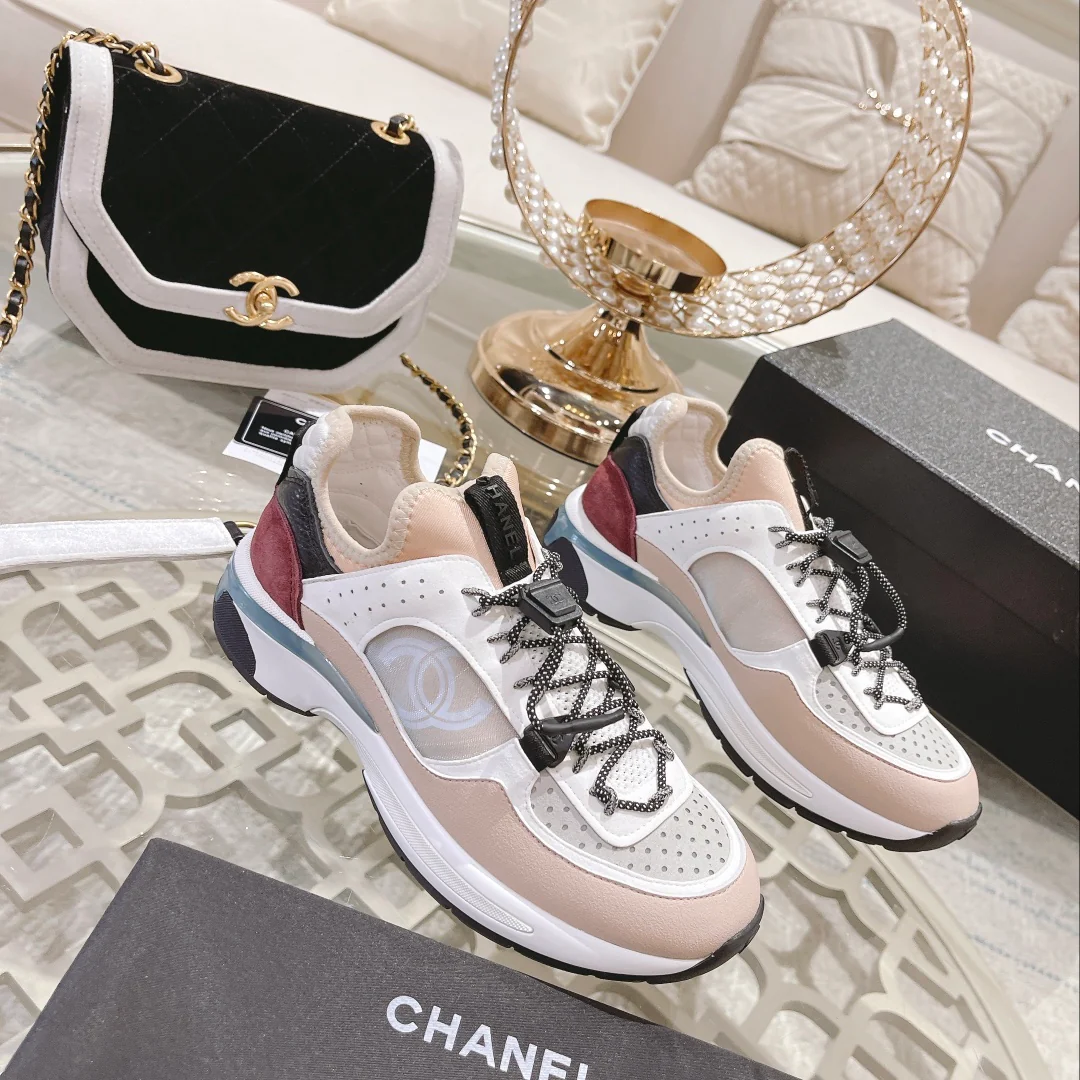 Кроссовки Chanel 22SS - розовые