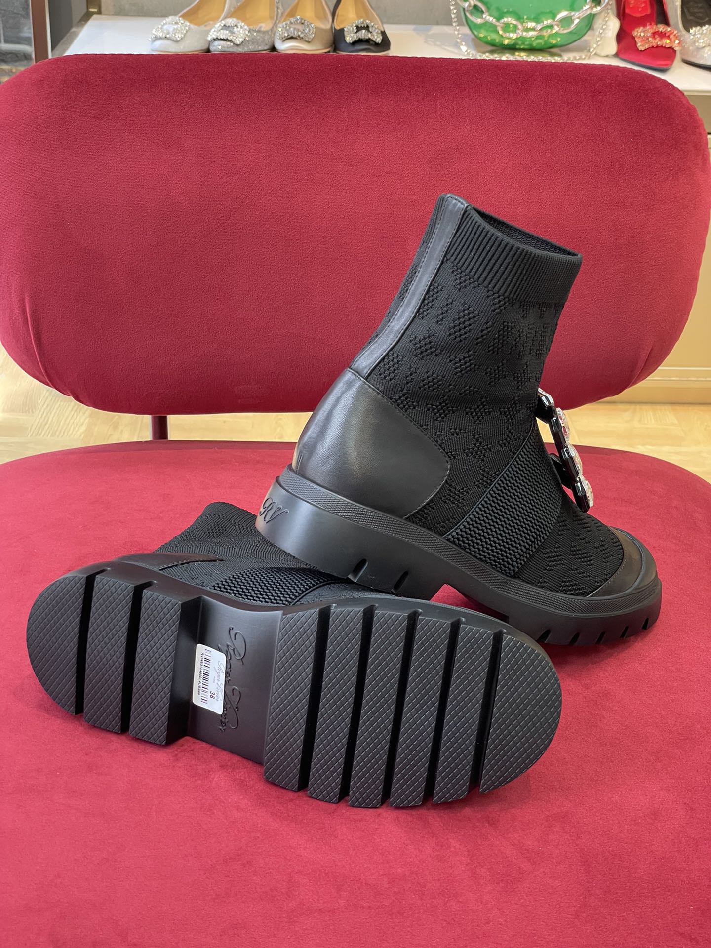 Обувь RV Shoes - Осень/Зима 2022 - Ботинки-носки - Черные