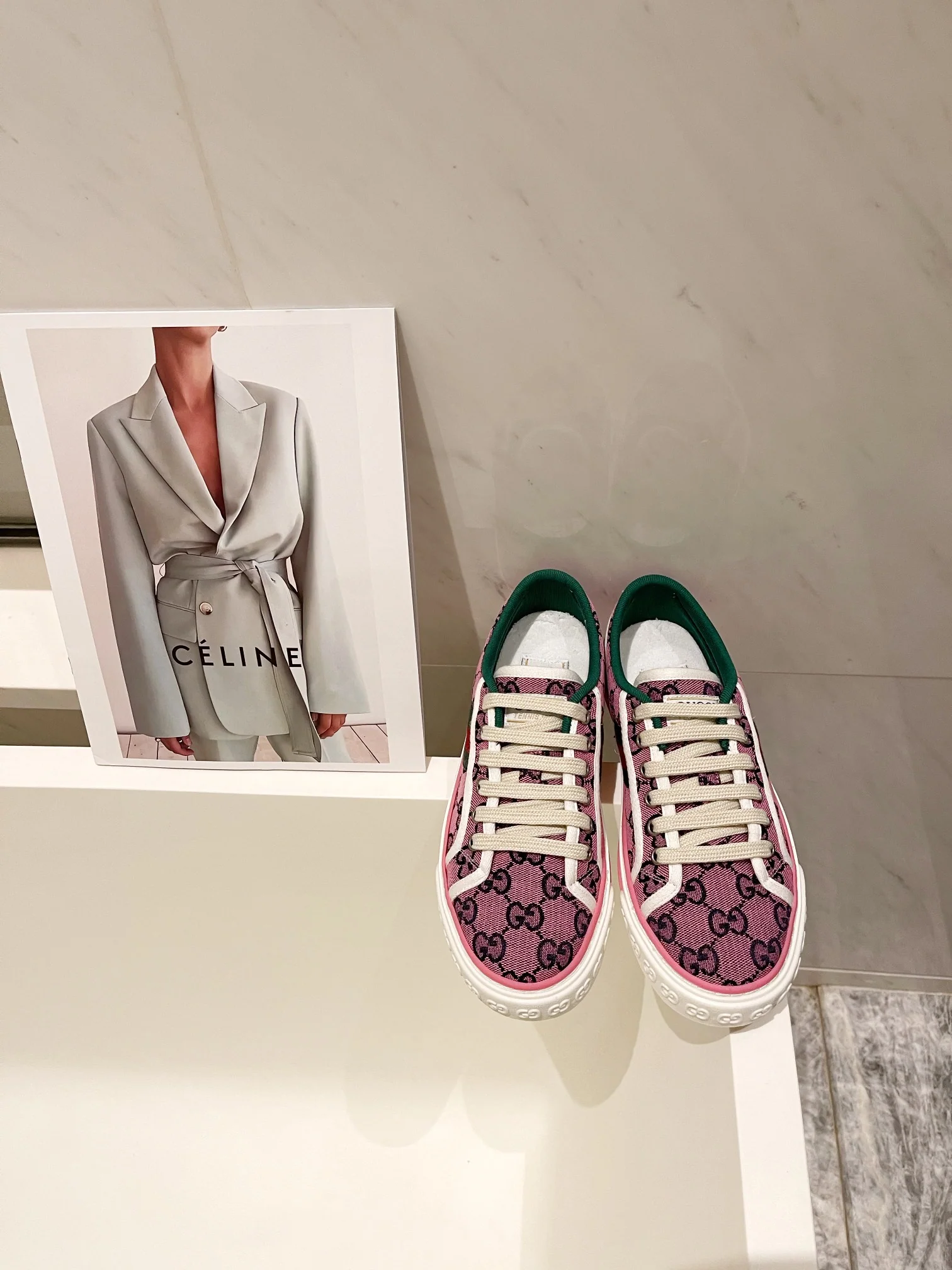 Кед Gucci из парусины - 6