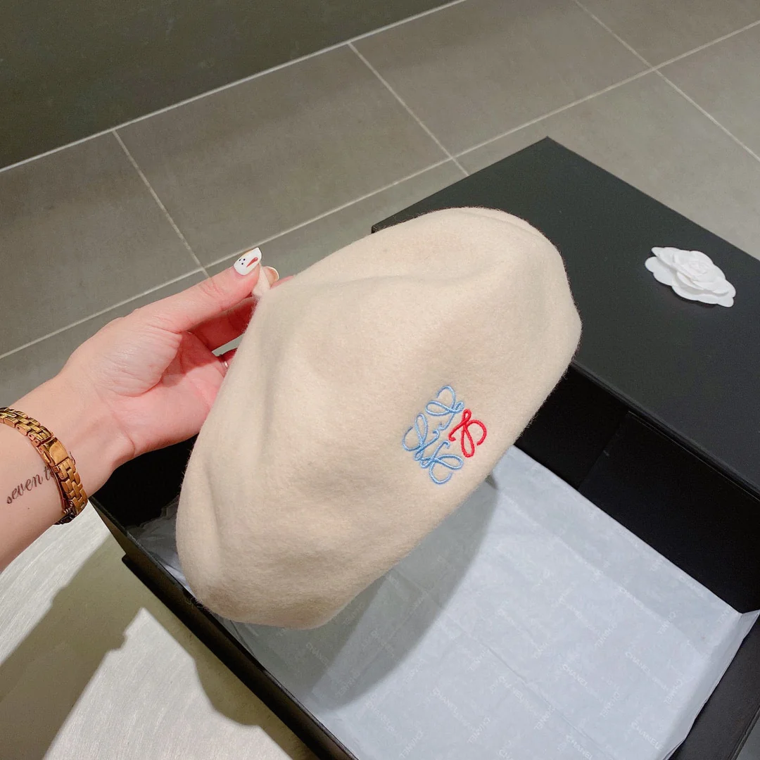 Лолвей - Шерстяной берет - Белый