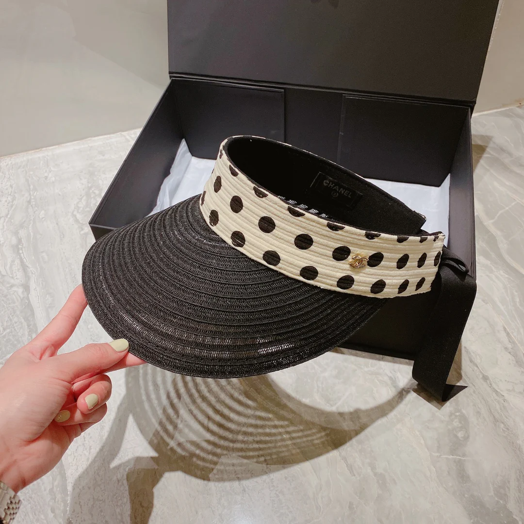 Солнцезащитная шляпа Chanel - Парик с открытым верхом - 3