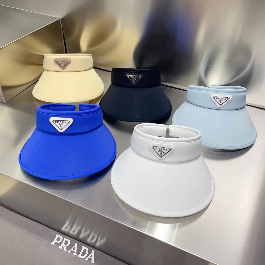 Кепка-козырек Prada Ice Silk - солнцезащитная шляпа