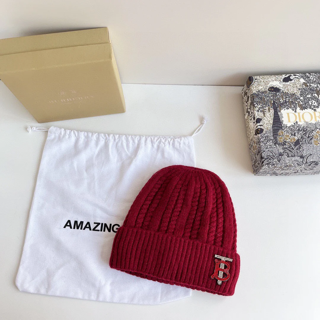 Burberry - Вязаная шапка - Унисекс