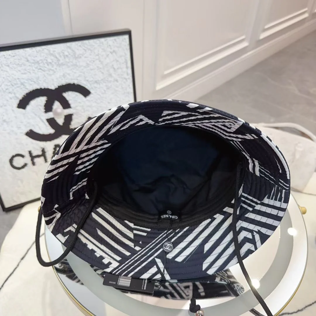 Рыбацкая шляпа Chanel — Новейшая коллекция, пользующаяся огромным спросом — Черная