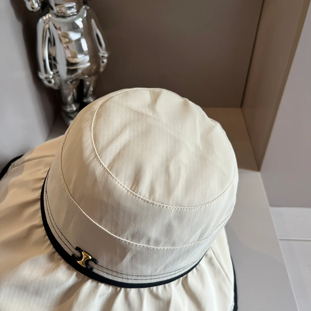 Celine - Новая простая и элегантная панама - белая