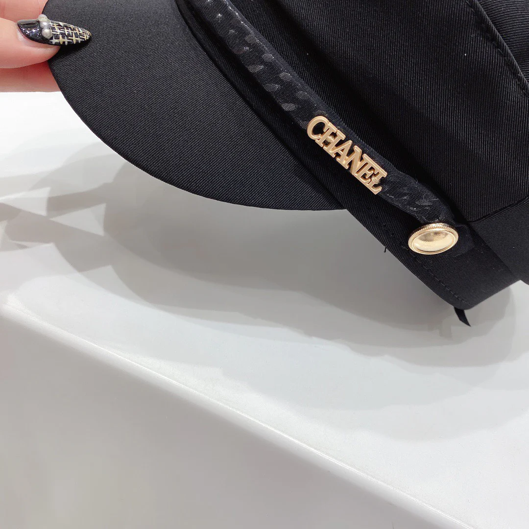 Chanel - Военная кепка - Черная