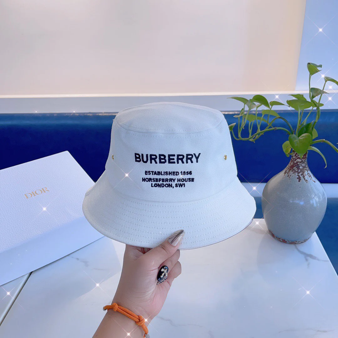 Burberry - Новая уникальная рыбацкая шляпа из хлопчатобумажной парусины