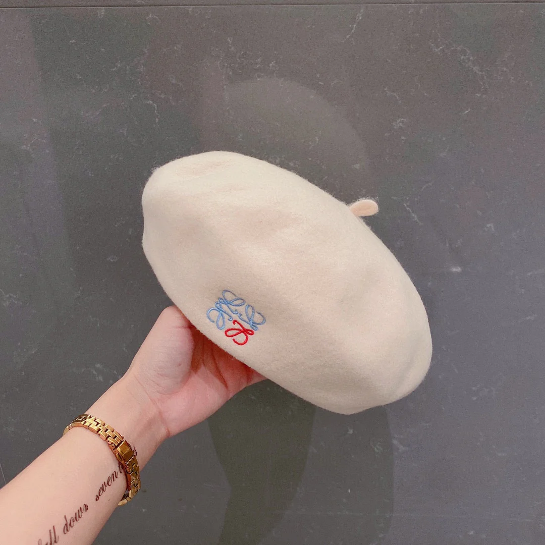 Лолвей - Шерстяной берет - Белый