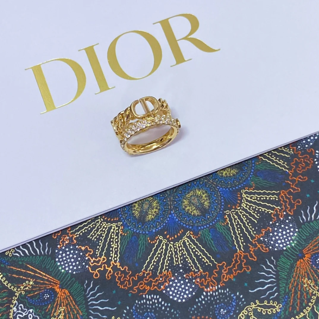 Кольцо Dior 010