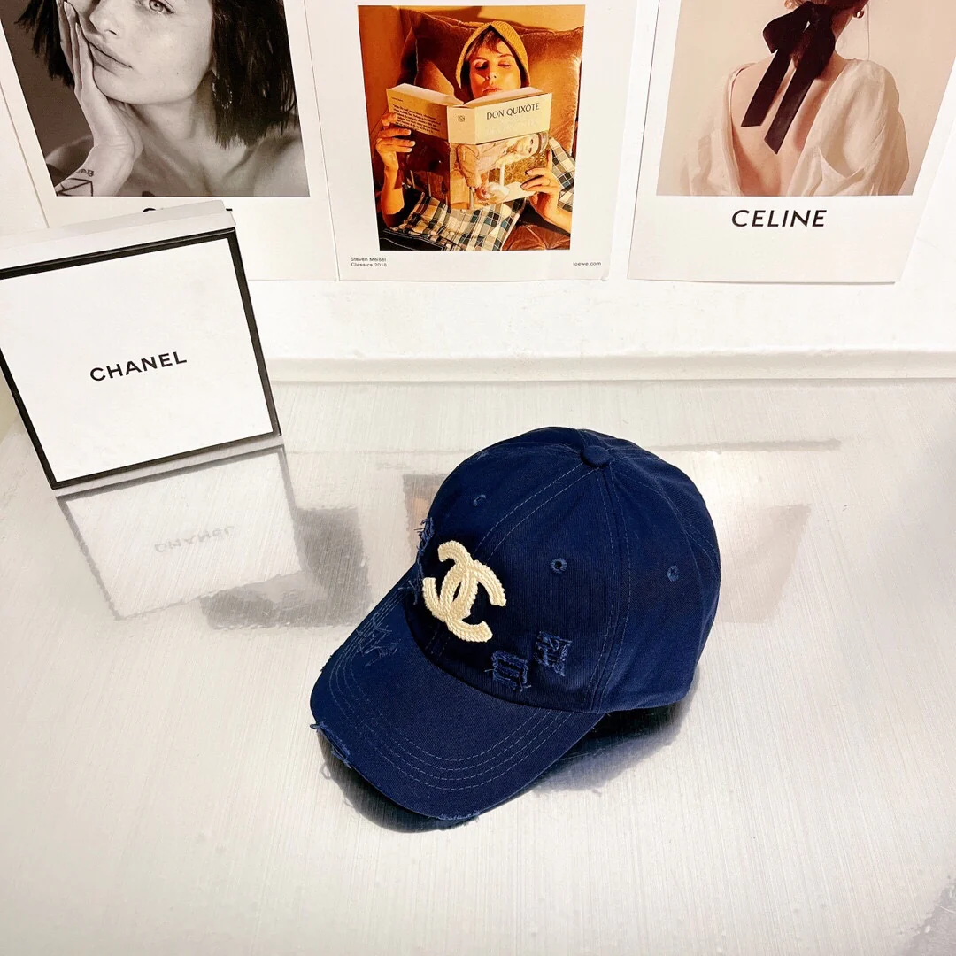 Новая бейсболка Chanel 2022 с вышивкой - 1