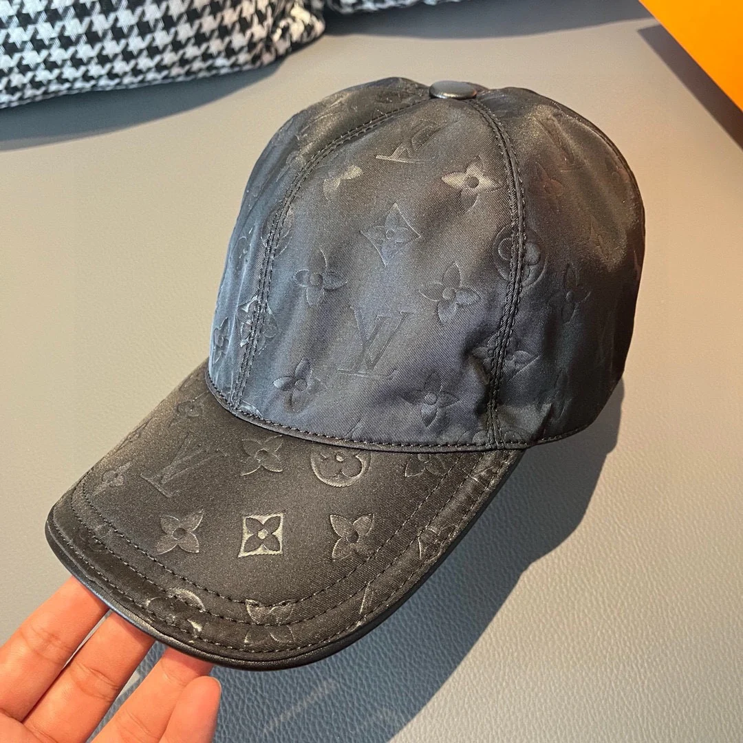 LV - Новая - Кепка-балаклава Monogram из оксфордской ткани - Черная