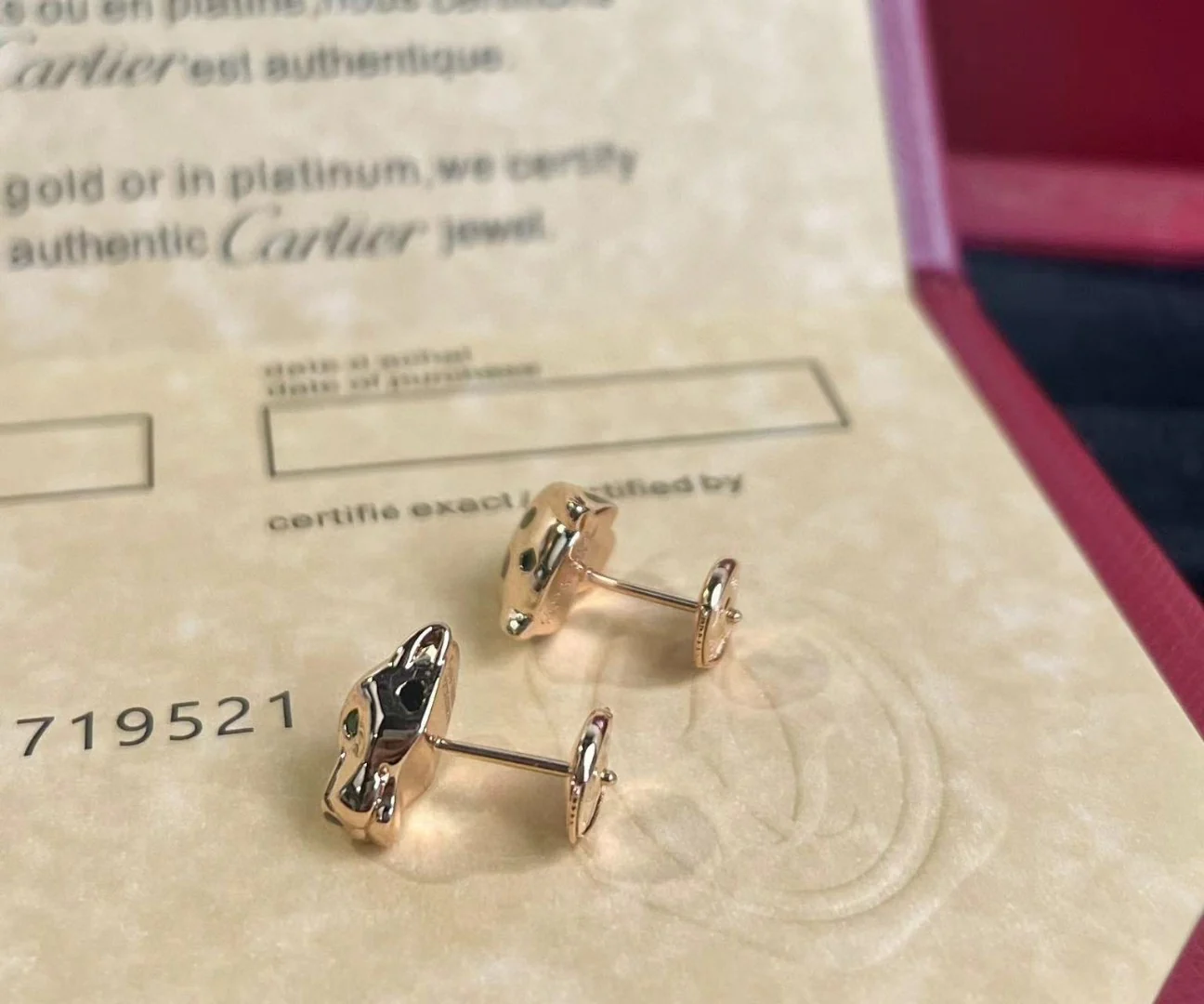 Серьги Cartier 060