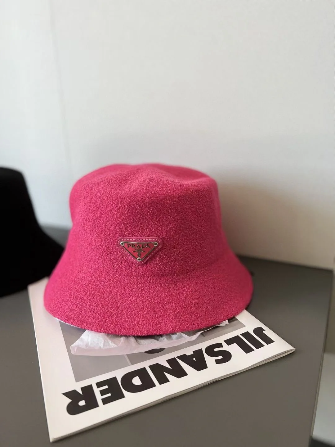 Prada - Рыбацкая шляпа из махровой ткани