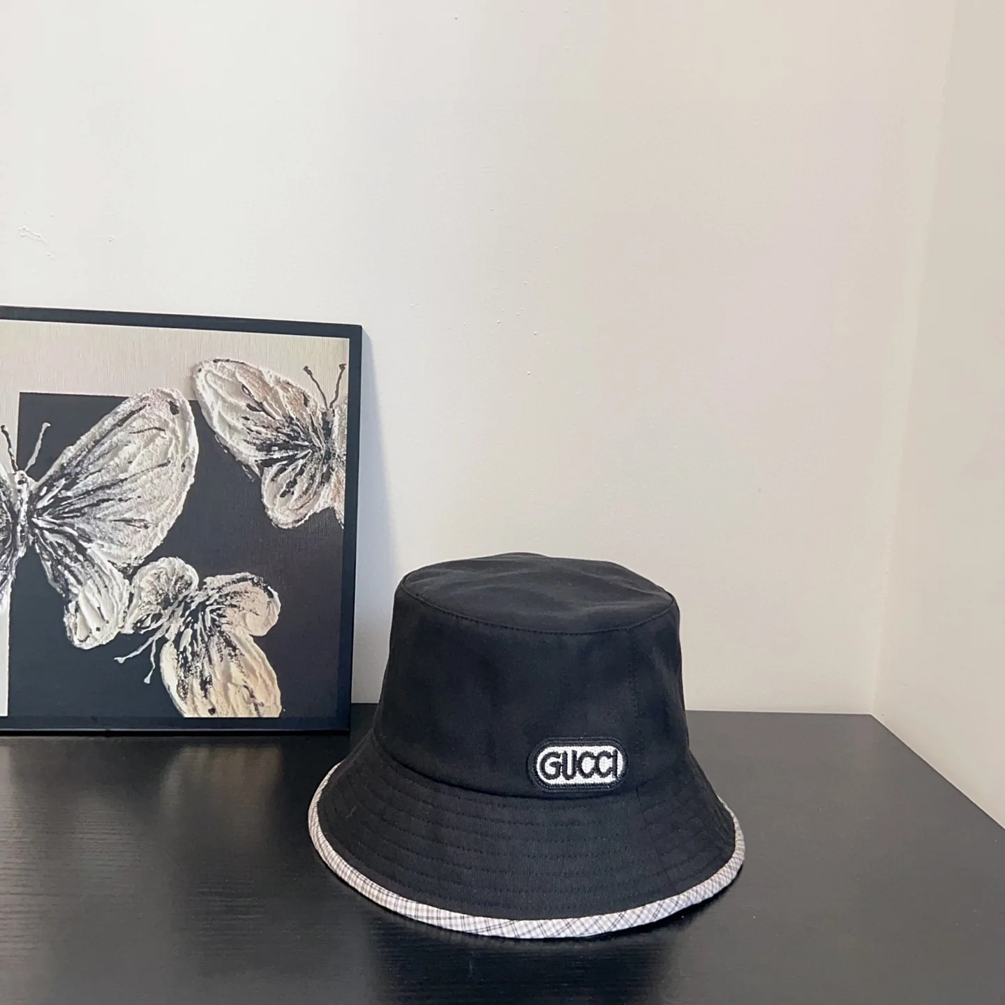 Панама Gucci Tag, черная