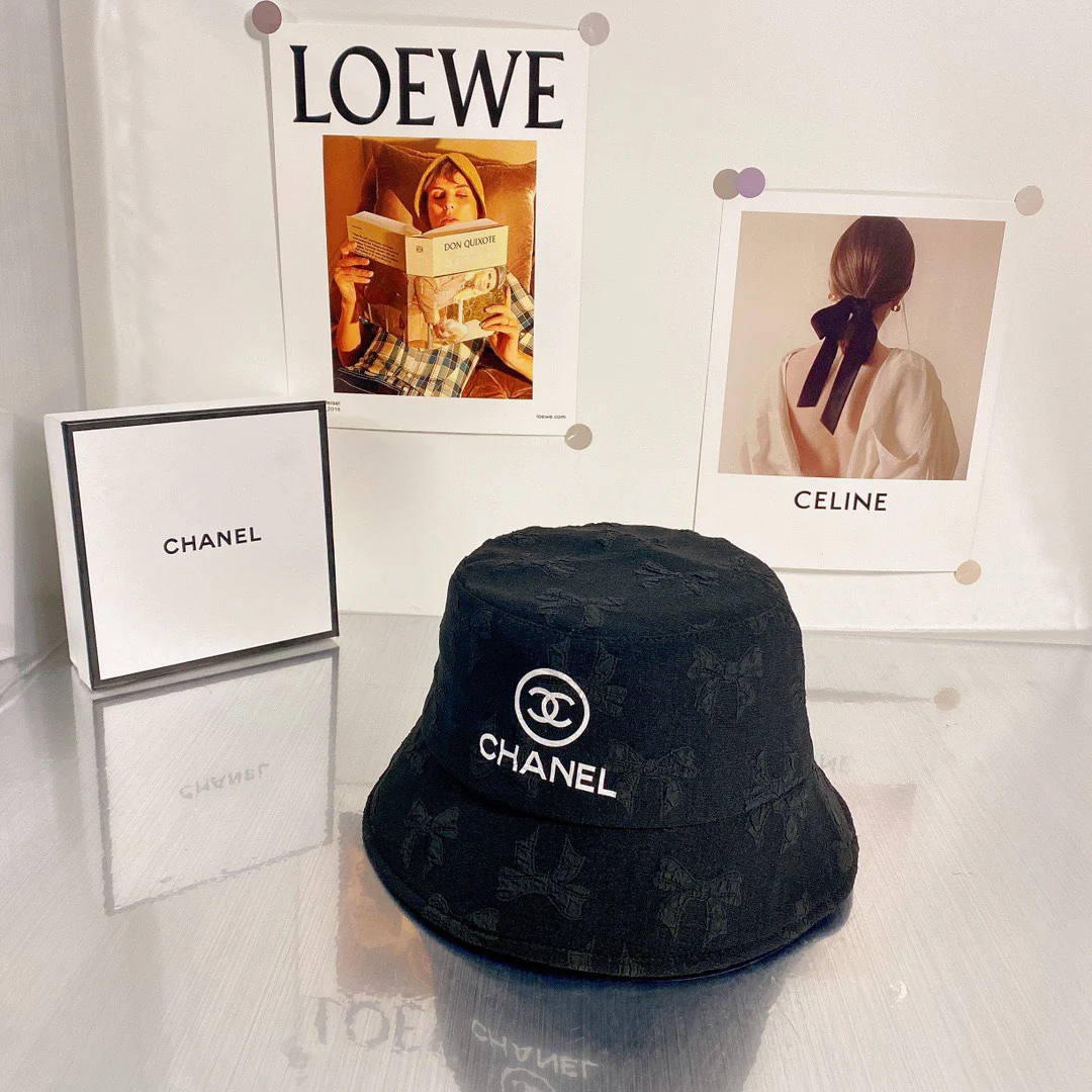 Новинка 2022 года от Chanel - Рыбацкая шляпа - Черная - 1