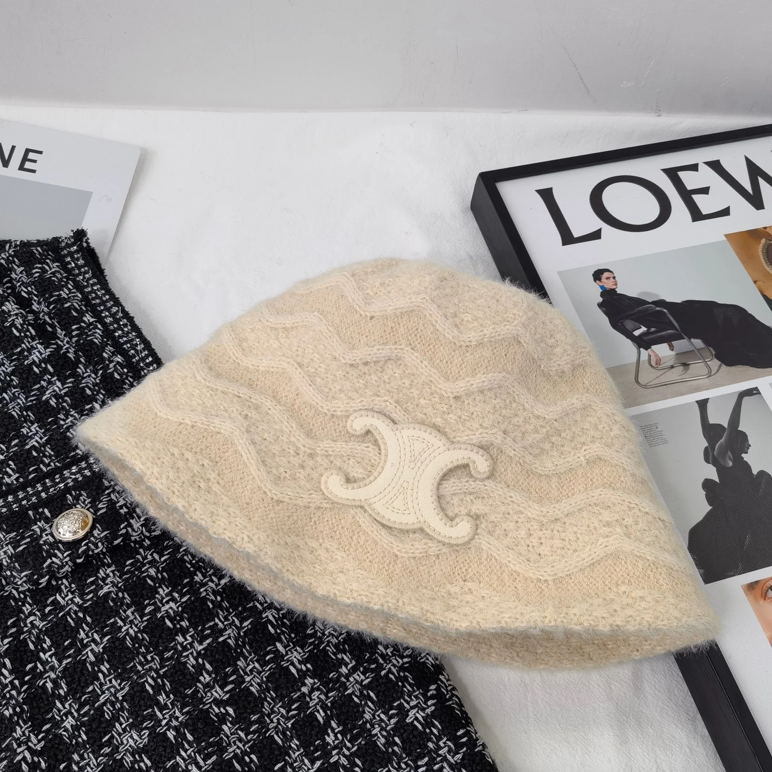 Celine - Рыбацкая шляпа с волнистым узором