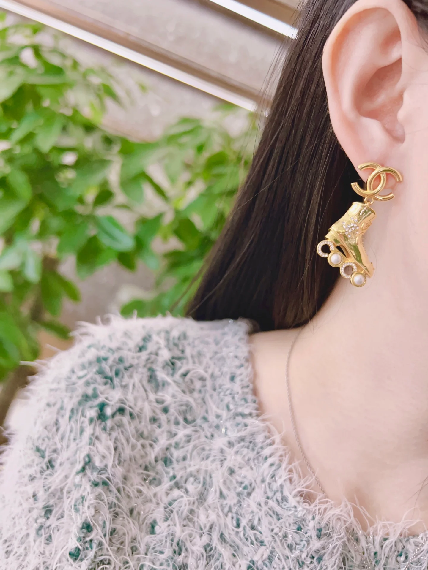 Серьги Chanel 819