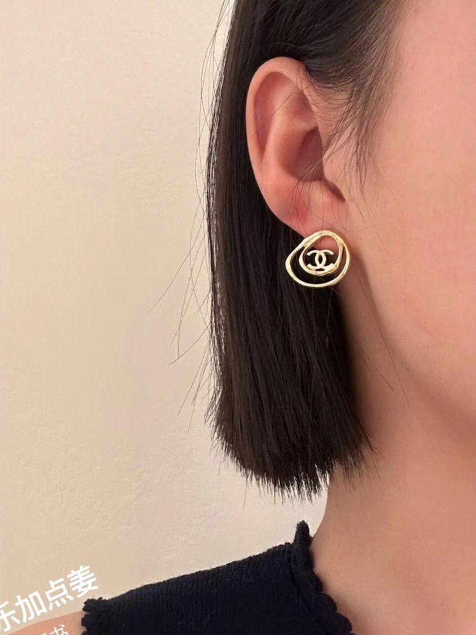 Серьги Chanel 1012