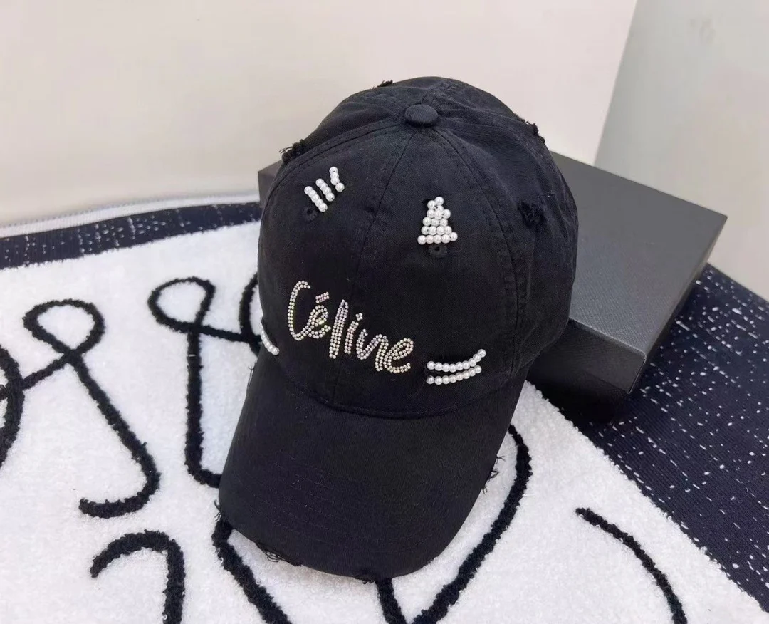 Celine - Новая прочная бейсболка с перламутровым принтом