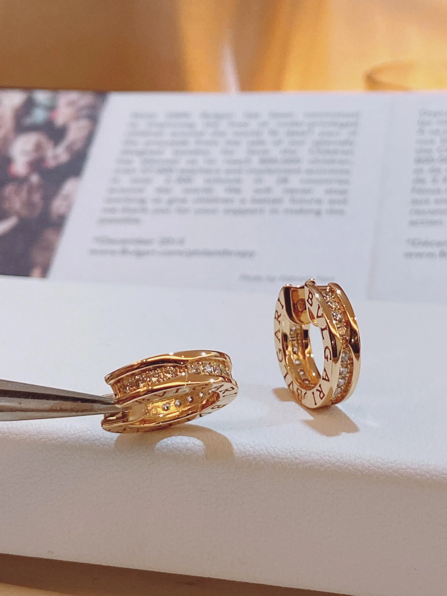 Серьги Bvlgari 022