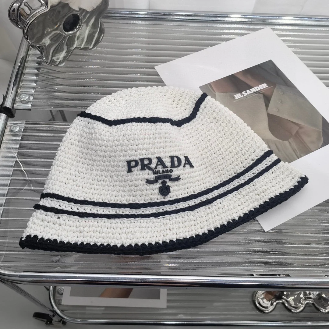 Prada - Вязаная рыбацкая шапка - 1