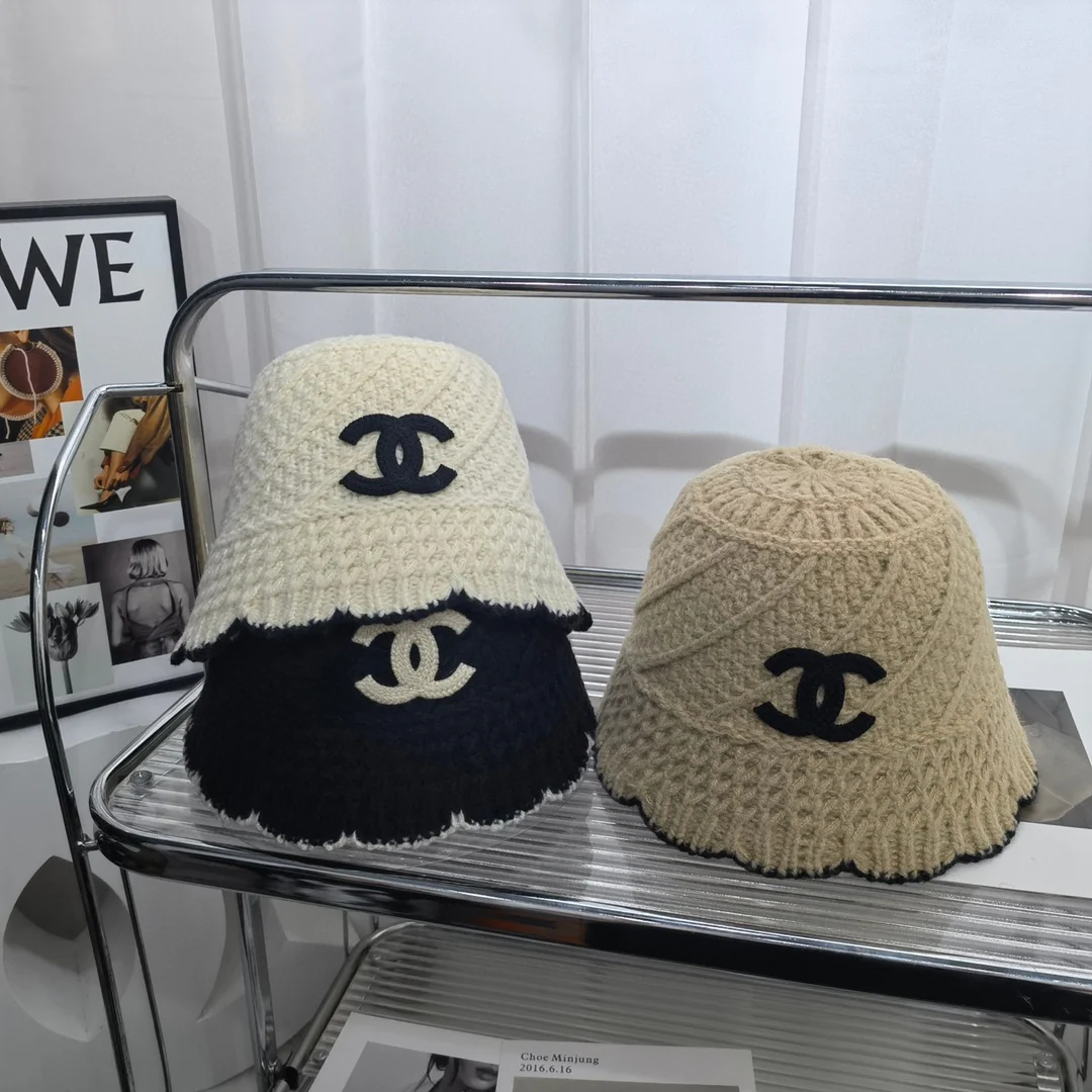 Chanel - Шерстяная рыбацкая шляпа