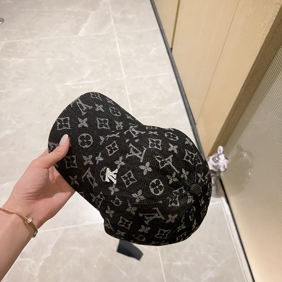 LV - Ковбойская шляпа/Кепка сферической формы - Черная